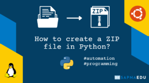 How to create a zip file in Python